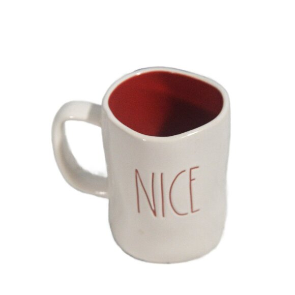 Rae Dunn Naughty Nice Double Sided Ceramic Mug - Picture 1 of 3